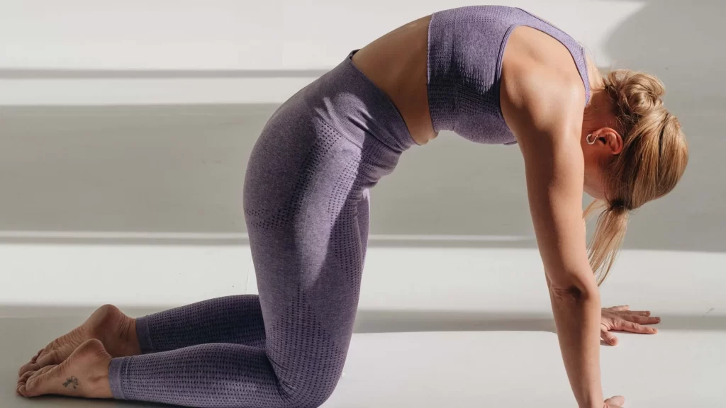 posizione gatto-mucca yoga